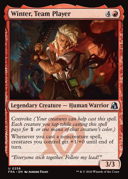 Winter, Team Player card image