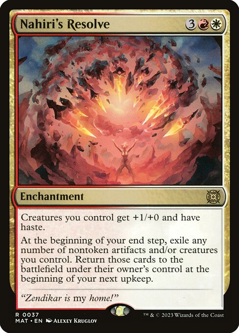 Nahiri's Resolve card image