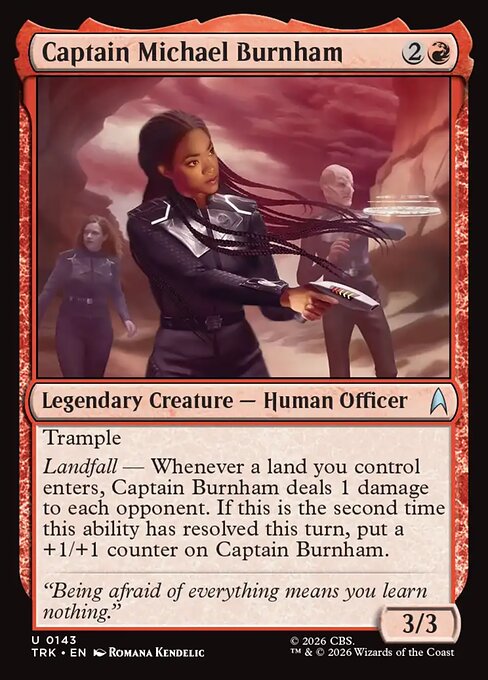 Captain Michael Burnham card image