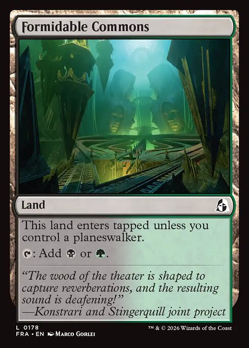 Formidable Commons card image