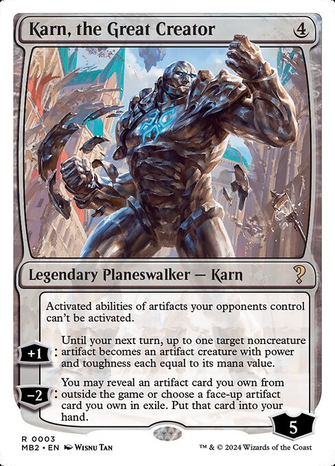 Karn, the Great Creator card image