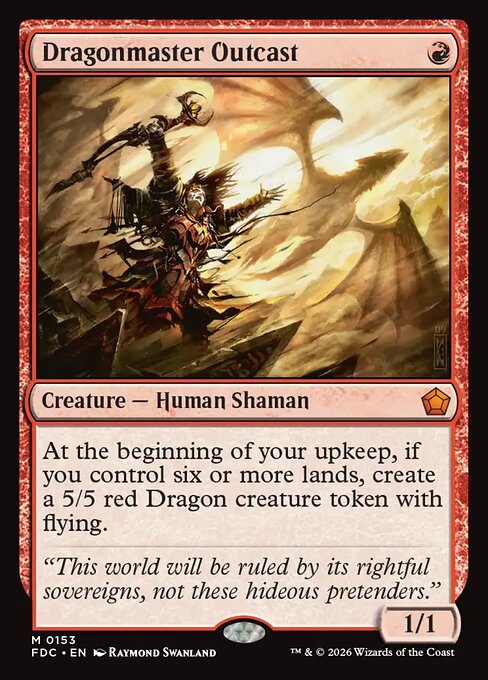 Dragonmaster Outcast card image