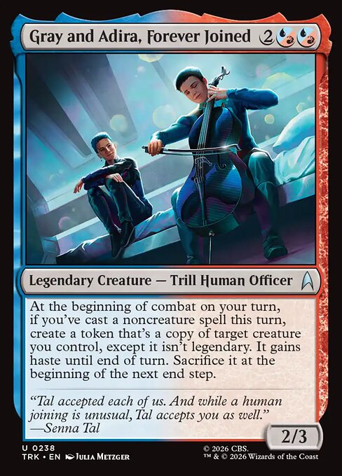 Gray and Adira, Forever Joined card image