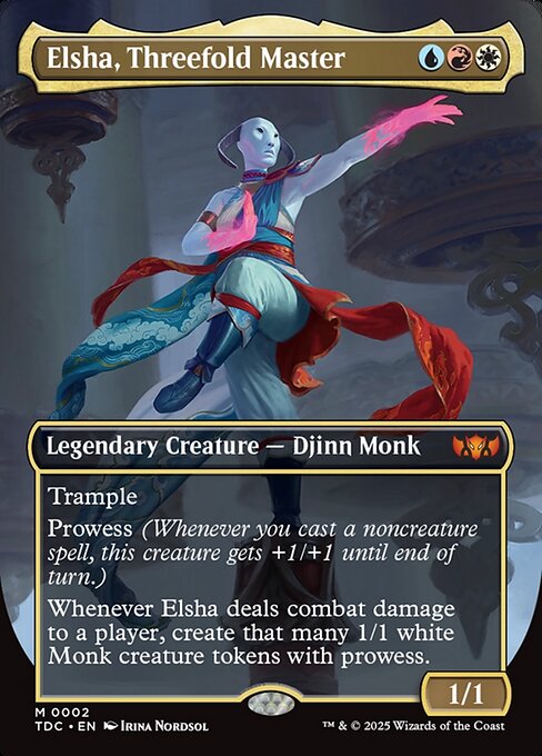 Elsha, Threefold Master card image