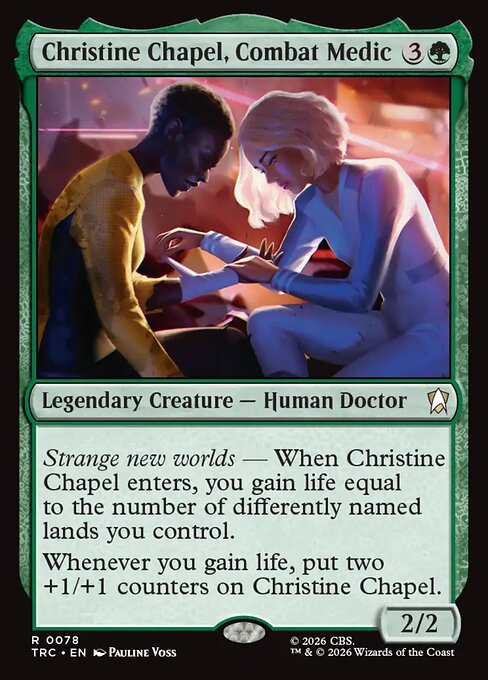 Christine Chapel, Combat Medic card image
