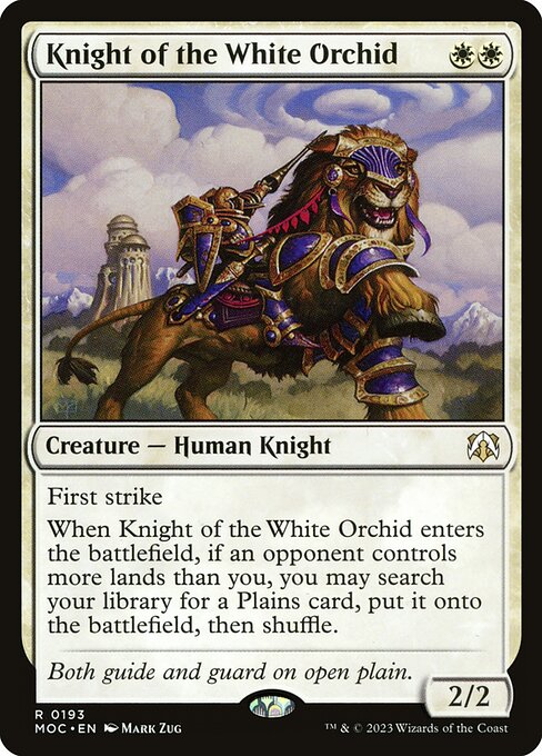 Knight of the White Orchid card image
