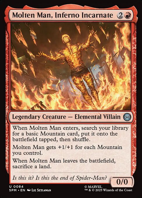 Molten Man, Inferno Incarnate card image