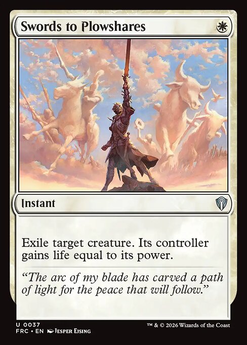 Swords to Plowshares card image