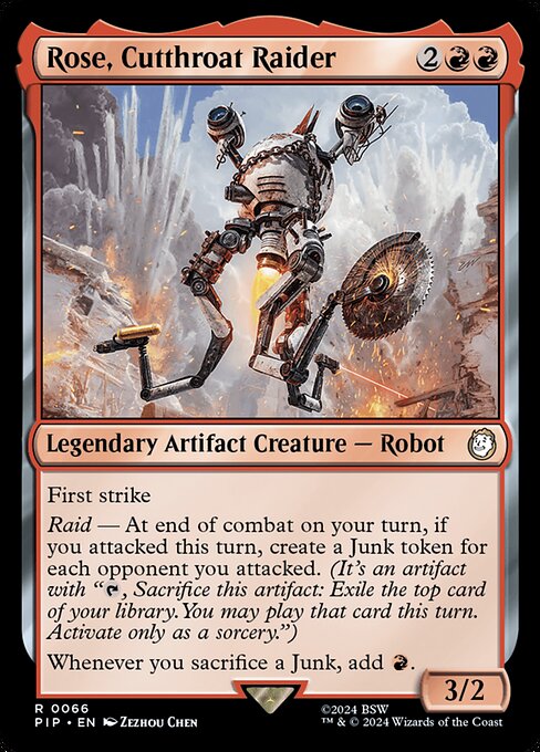 Rose, Cutthroat Raider card image