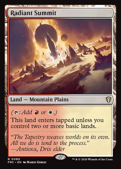 Radiant Summit card image