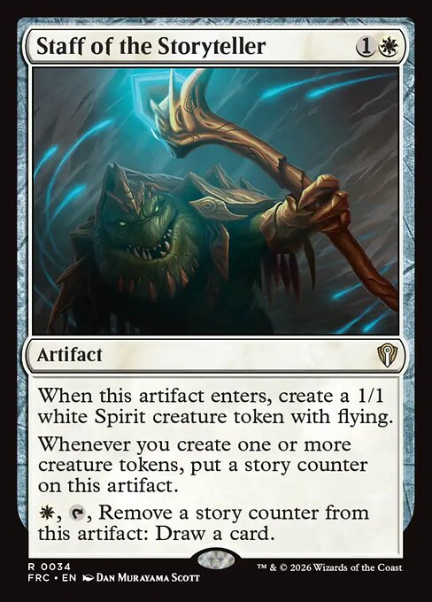 Staff of the Storyteller card image
