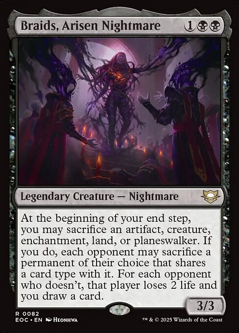 Braids, Arisen Nightmare card image