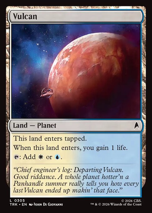 Vulcan card image